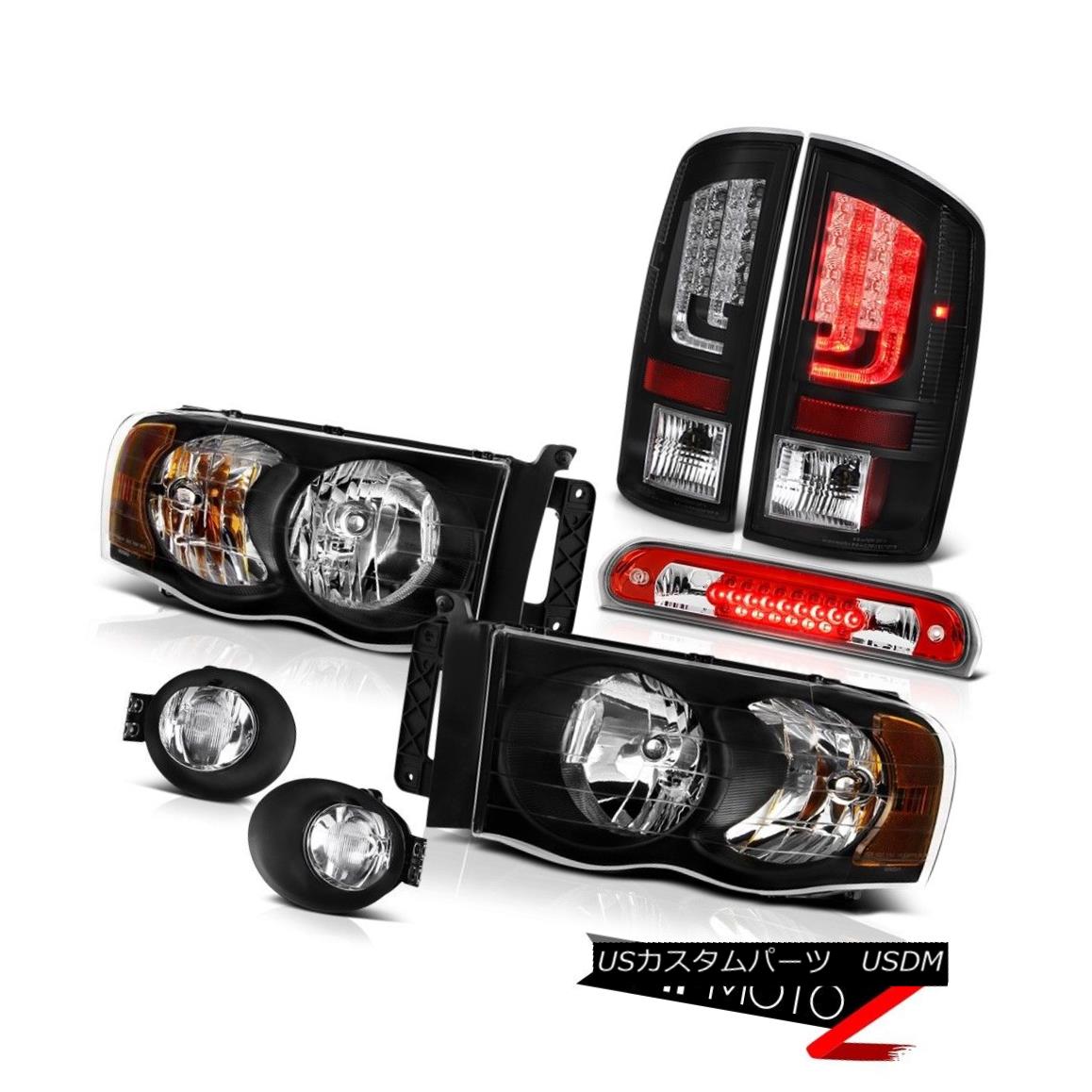テールライト 2003-2005 Dodge Ram 2500 ST Tail Lights Fog Lamps Headlights Roof Brake Light 2003-2005 Dodge Ram 2500 STテールライトフォグランプヘッドライトルーフブレーキライト 【並行輸入品】
