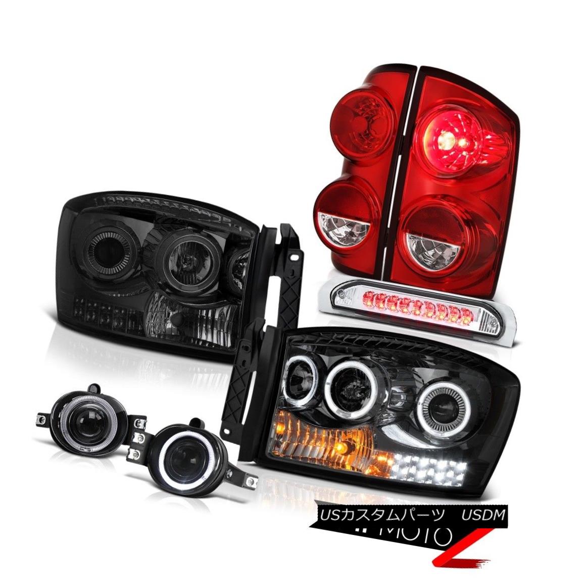 テールライト 2007-2009 Dodge Ram 2500 WS Red Taillamps Headlamps Fog Lamps Roof Cab Lamp LED 2007-2009 Dodge Ram 2500 WSレッドタイルランプヘッドランプフォグランプルーフキャブランプLED 【並行輸入品】