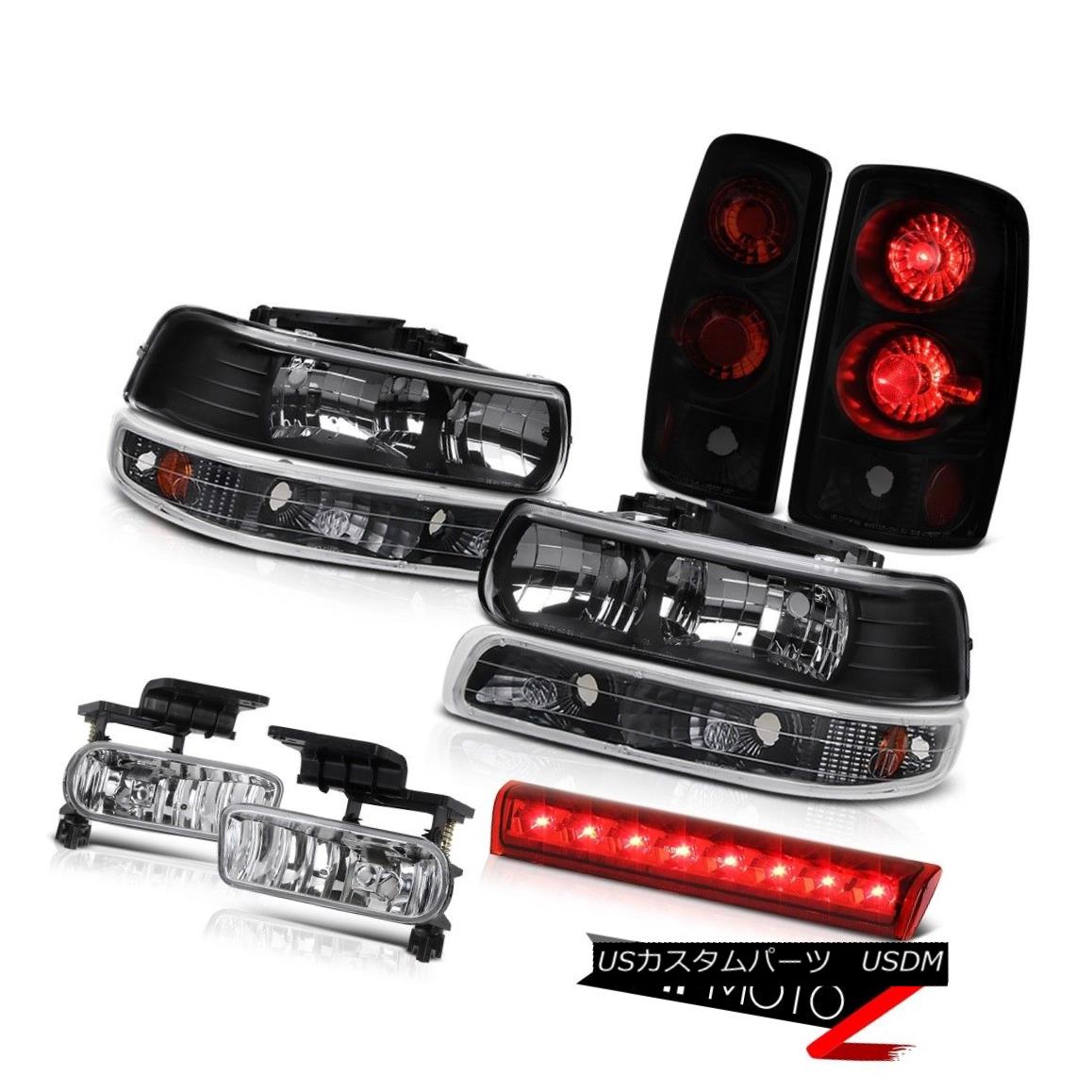 テールライト 00-06 Chevy Tahoe LS Roof cab lamp euro clear fog lamps tail parking Headlights 00-06 Chevy Tahoe LS屋根のタクシーランプユーロクリアフォグランプテールパーキングヘッドライト 【並行輸入品】