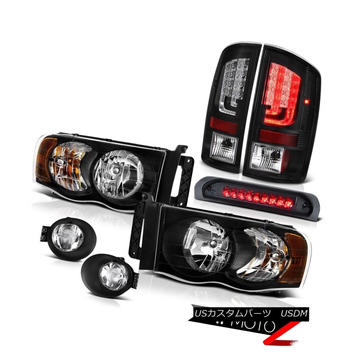 テールライト 02-05 Dodge Ram 1500 2500 SLT Rear Brake Lamps Foglamps Headlamps High STop Lamp 02-05 Dodge Ram 1500 2500 SLTリアブレーキランプフォグランプヘッドランプハイSTOPランプ 【並行輸入品】