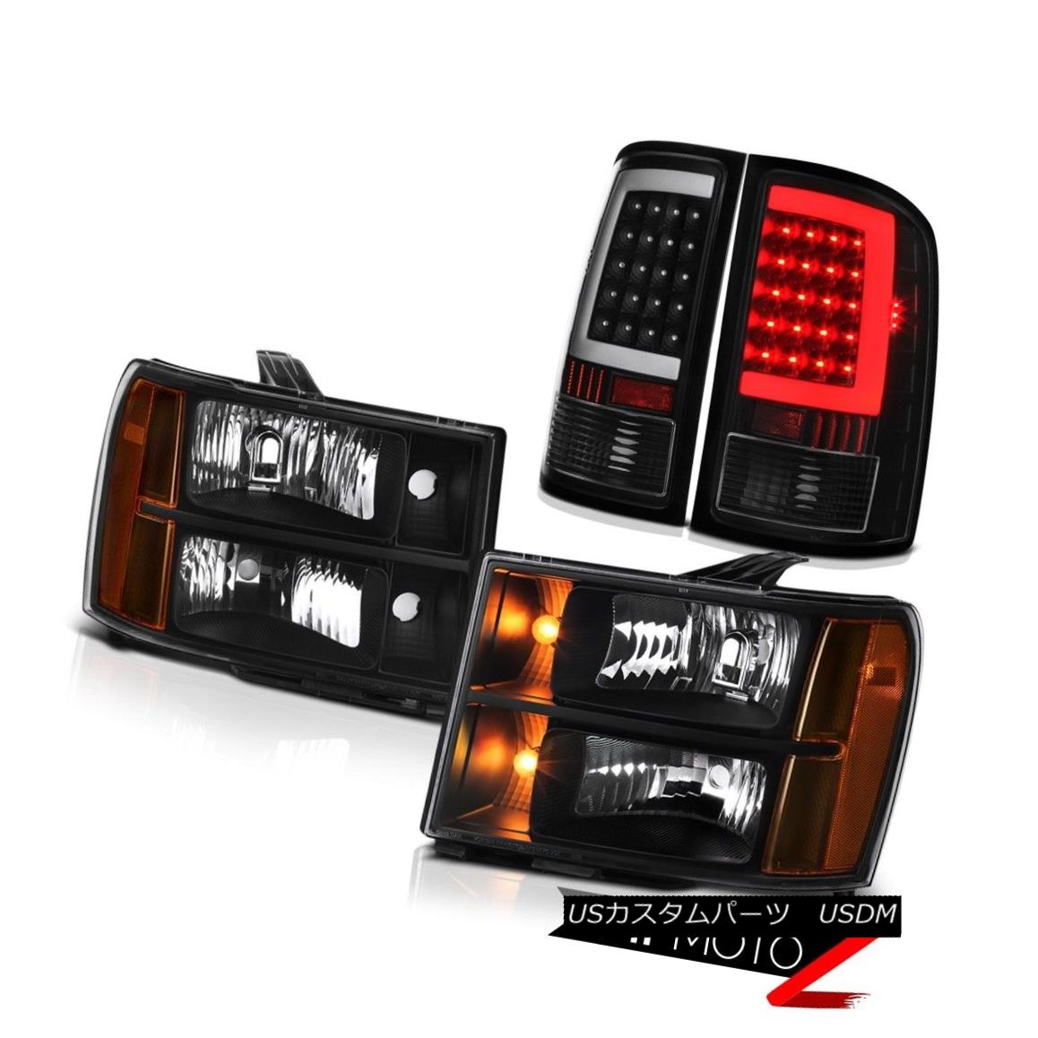テールライト 08-14 Gmc Sierra 2500 SL Taillights Headlights Neon Tube OE Style \
