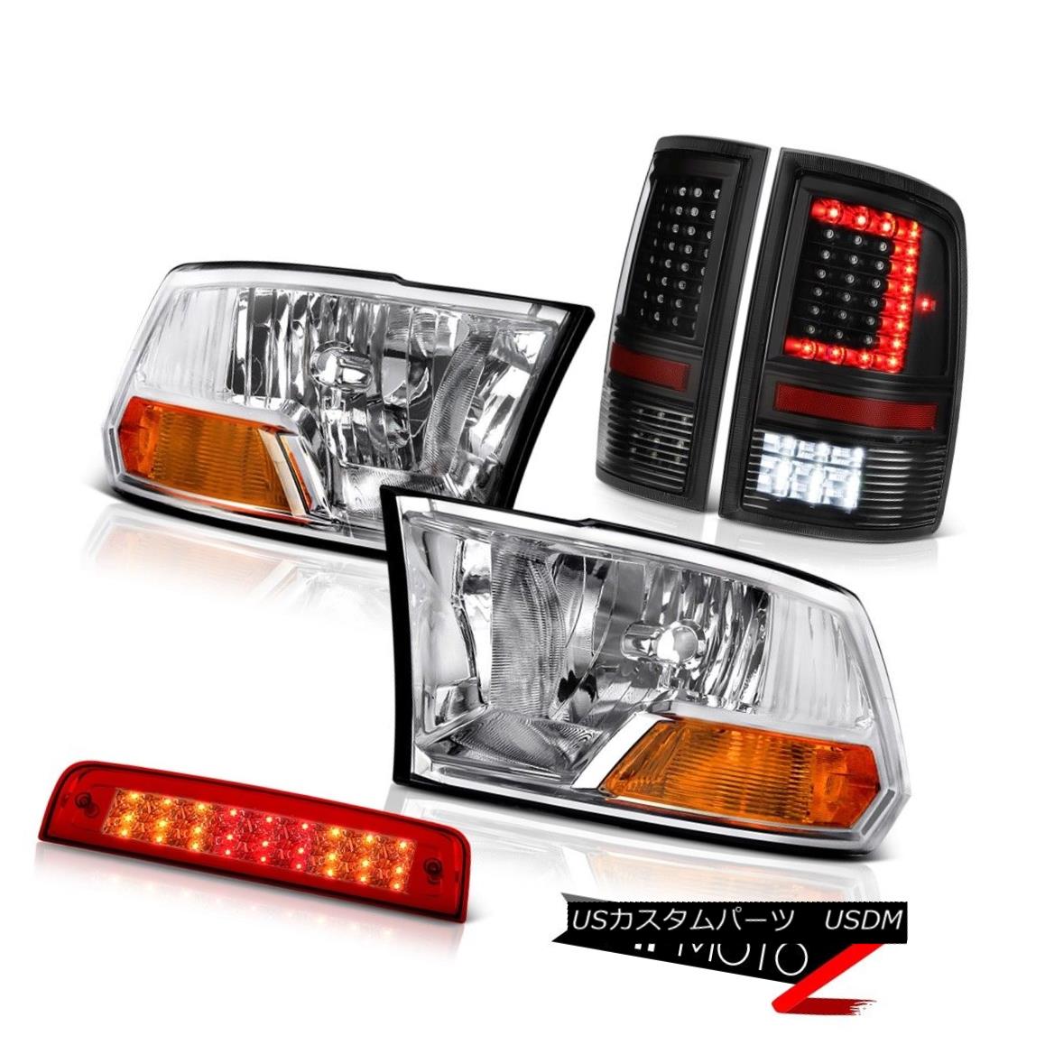 テールライト 2009-2018 Dodge RAM 3500 Tail Light Red 3rd Brake Factory Style Head Lamp SET 2009-2018ダッジRAM 3500テールライトレッド第3ブレーキ工場スタイルヘッドランプSET 【並行輸入品】 63,162円