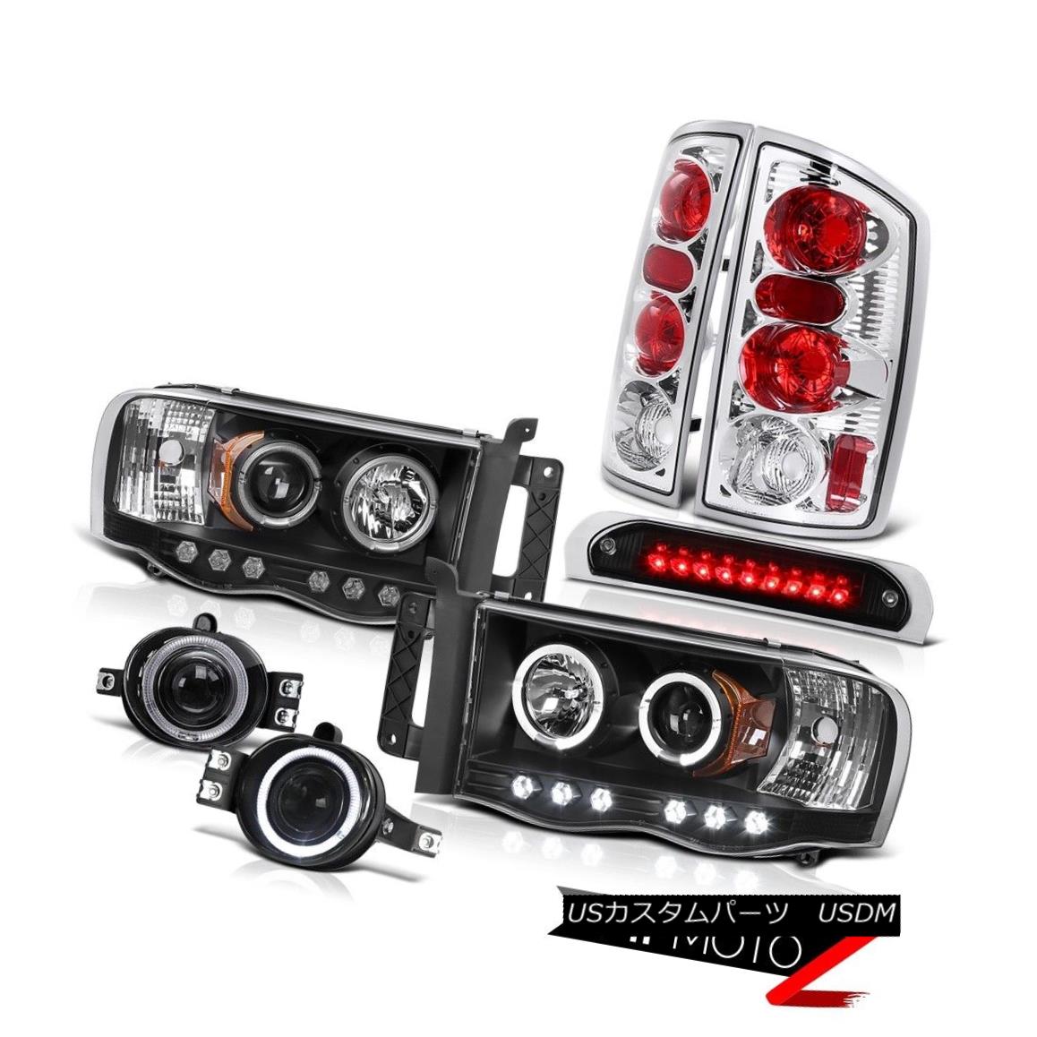テールライト 2002-2005 Ram WS Halo Projector Headlights Euro Rear Taillamps Fog Roof Brake 2002-2005 Ram WS Haloプロジェクターヘッドライトユーロリアタイヤランプフォグルーフブレーキ 【並行輸入品】