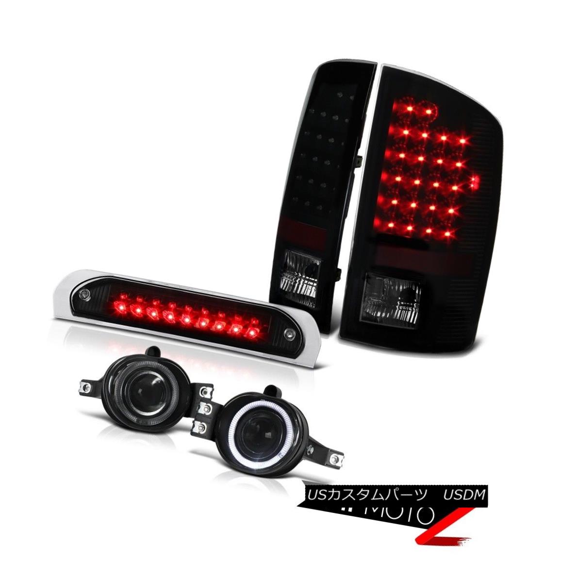 テールライト LED Bulbs Taillights Projector Smoke Fog Black 3RD 2002-2005 Ram TurboDiesel LED電球曇りプロジェクター煙霧霧ブラック3RD 2002-2005 Ram TurboDiesel 【並行輸入品】