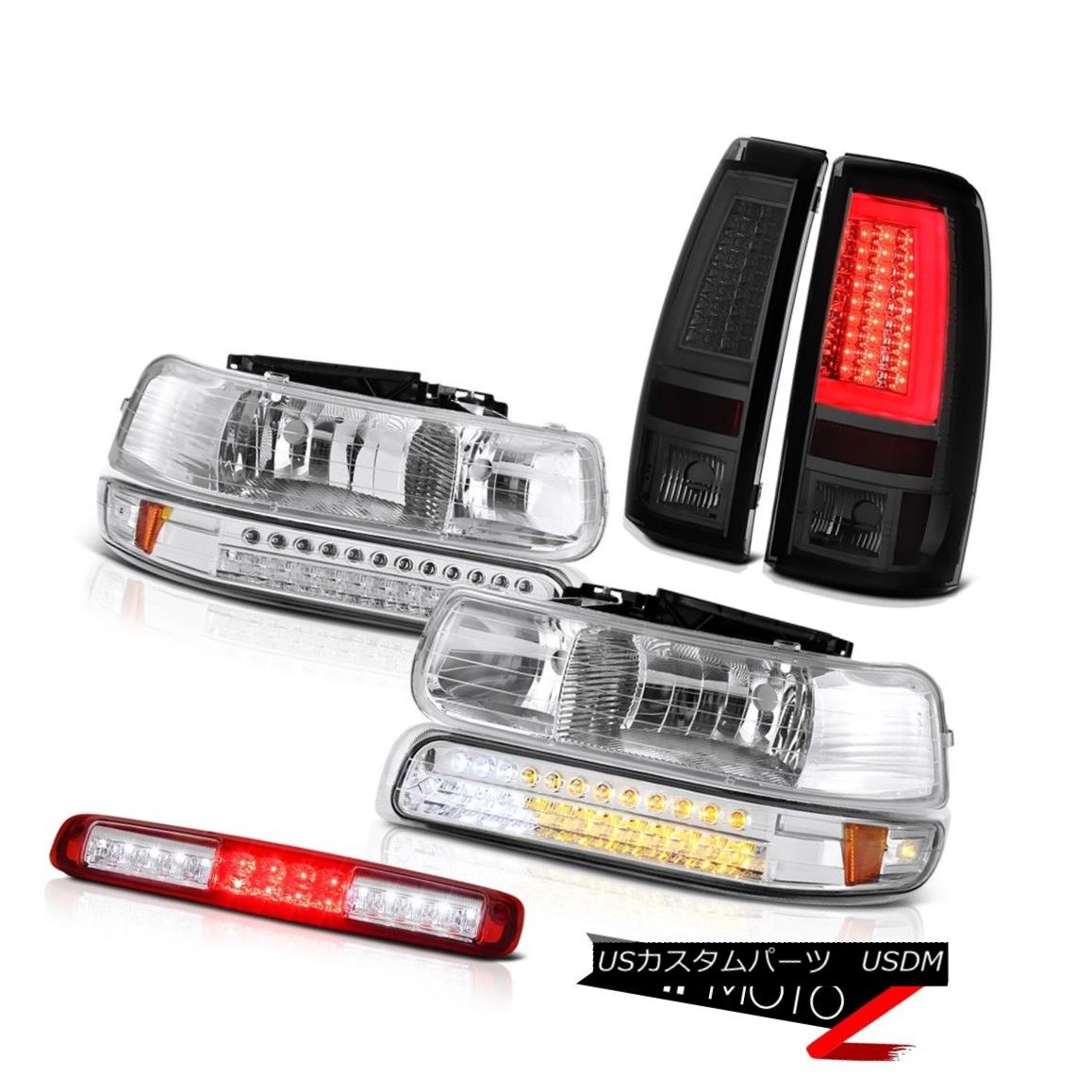 テールライト 99-02 Silverado 3500HD Taillamps Roof Cargo Lamp Chrome Headlamps \