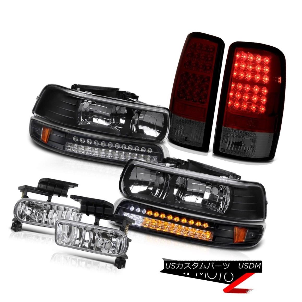 テールライト Headlamp SMD Rear Tail Lights LED Bumper Fog 00 01 02 03 04 05 06 Tahoe 4.8L ヘッドランプSMDリアテールライトLEDバンパーフォグ00 01 02 03 04 05 06タホ4.8L 【並行輸入品】