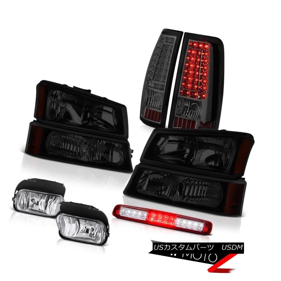 テールライト 03-06 Silverado 1500 Bloody Red Roof Brake Lamp Fog Lamps Tail Lights Headlights 03-06 Silverado 1500ブラッディレッド屋根ブレーキランプフォグランプテールライトヘッドライト 【並行輸入品】