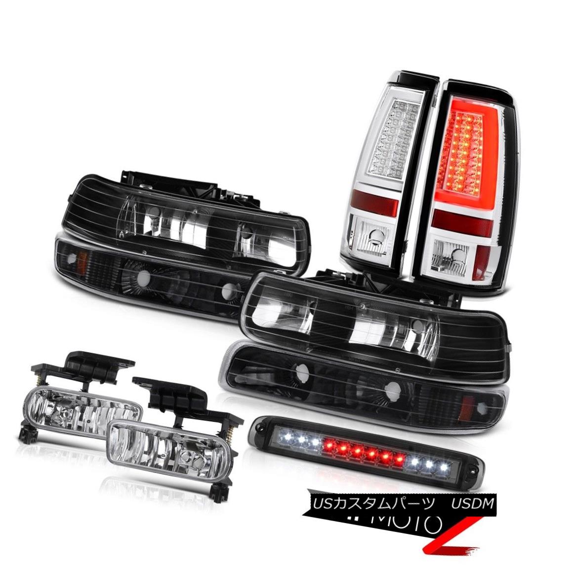 テールライト 99 00 01 02 Silverado LT Taillamps High Stop Lamp Fog Lamps Foglamps Parking LED 99 00 01 02 Silverado LTタイルランプハイストップランプフォグランプフォグランプパーキングLED 【並行輸入品】