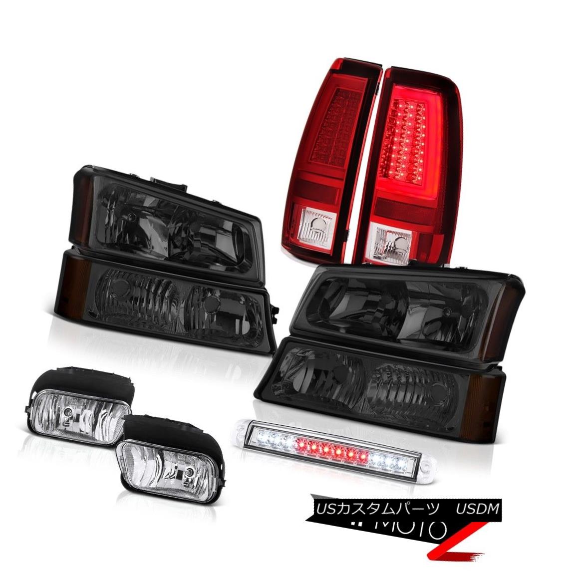 テールライト 03-06 Silverado Tail Lights Euro Chrome Roof Brake Lamp Headlights Fog Neon Tube 03-06 Silveradoテールライトユーロクローム屋根のブレーキランプヘッドライトFog Neon Tube 【並行輸入品】