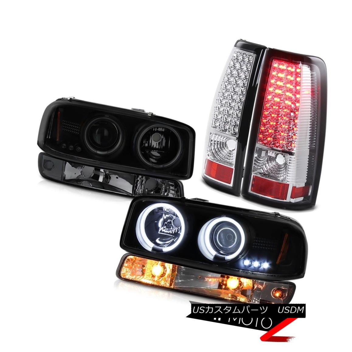 テールライト 99 00 01 02 Sierra 2500 LED taillights dark smoke parking lamp ccfl headlamps 99 00 01 02 Sierra 2500 LEDテールライトダークスモークパーキングランプccflヘッドランプ 【並行輸入品】