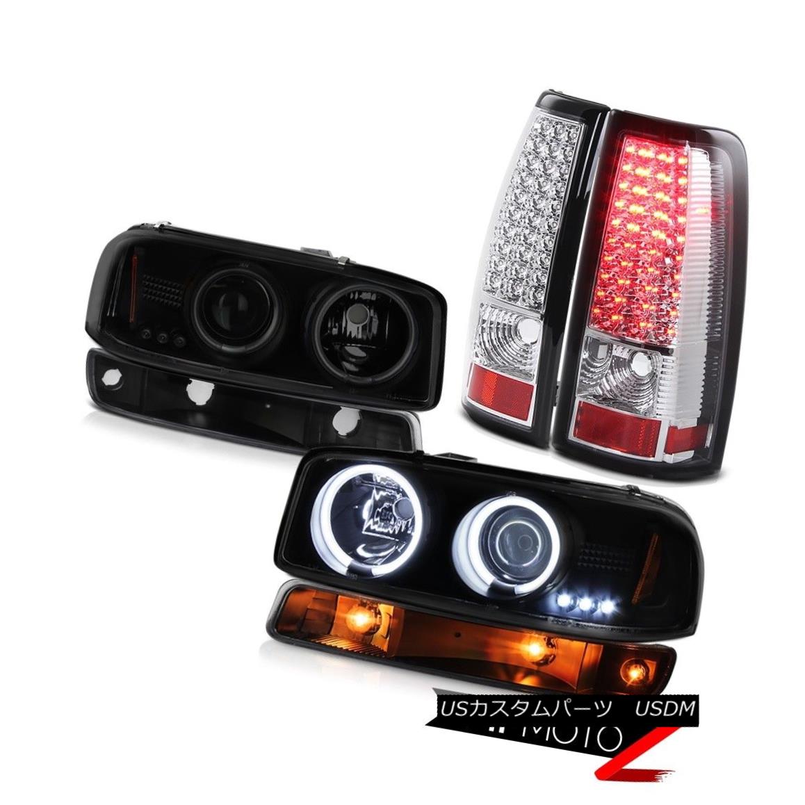 テールライト 1999-2002 Sierra WT LED tail lamps bumper light ccfl headlamps \