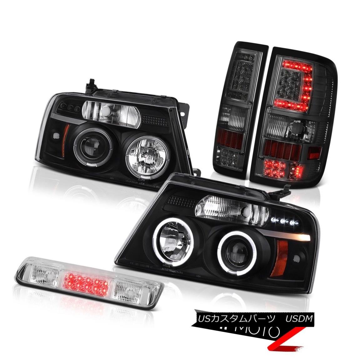 テールライト 04-08 Ford F150 Smokey Tail Lamp Led Third Brake Black Projector Head Set L+R 04-08フォードF150スモーキーテールランプは、第3ブレーキをかけた黒プロジェクターヘッドセットL + R 【並行輸入品】 63,162円