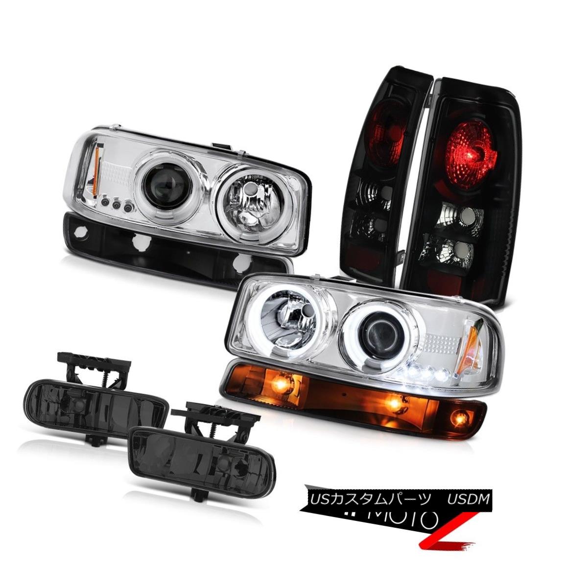 テールライト 99-02 Sierra SLE Foglights parking brake lights lamp euro chrome ccfl Headlights 99-02 Sierra SLE Foglightsパーキングブレーキライトランプeuro chrome ccflヘッドライト 【並行輸入品】
