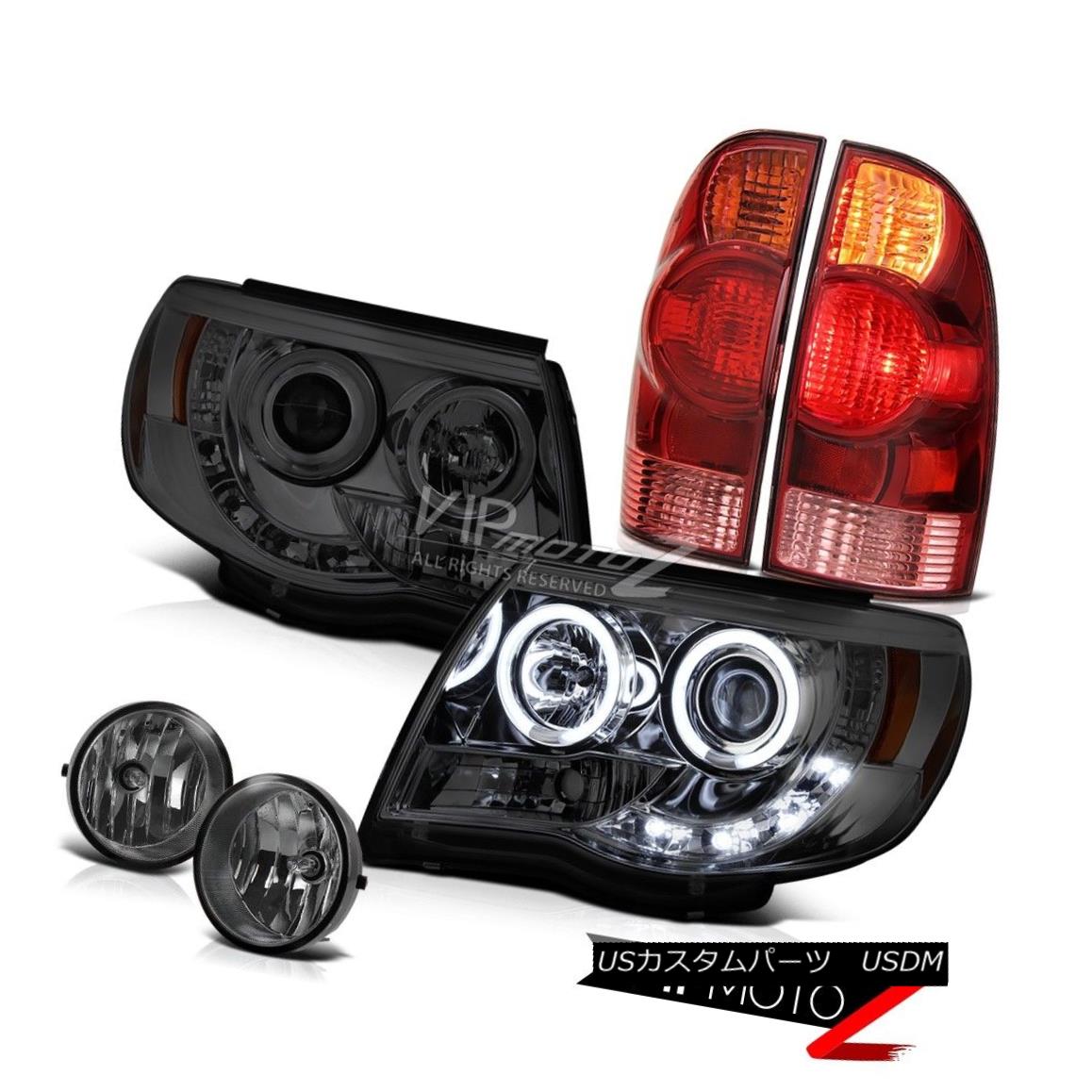 テールライト 05-11 Tacoma PreRunner Dark smoke headlamps fog lamps taillights CCFL Angel Eye 05-11 Tacoma PreRunnerダークスモールヘッドランプ霧ランプテールライトCCFL Angel Eye 【並行輸入品】