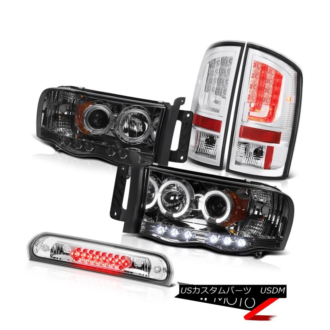 テールライト 02-05 Dodge Ram 2500 1500 3.7L Rear Brake Lamps Headlamps Third Light Tron Tube 02-05 Dodge Ram 2500 1500 3.7LリアブレーキランプヘッドランプThird Light Tron Tube 【並行輸入品】