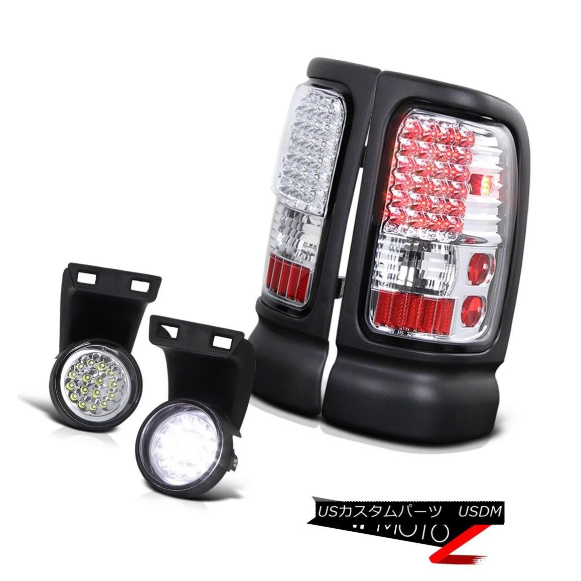 テールライト 94-01 Dodge RAM Truck Crystal Led L+R Diamond Tail Light+Led Fog Lamp Kit 94-01ドッジRAMトラッククリスタルL + Rダイヤモンドテールライト+ Ledフォグランプキット 【並行輸入品】
