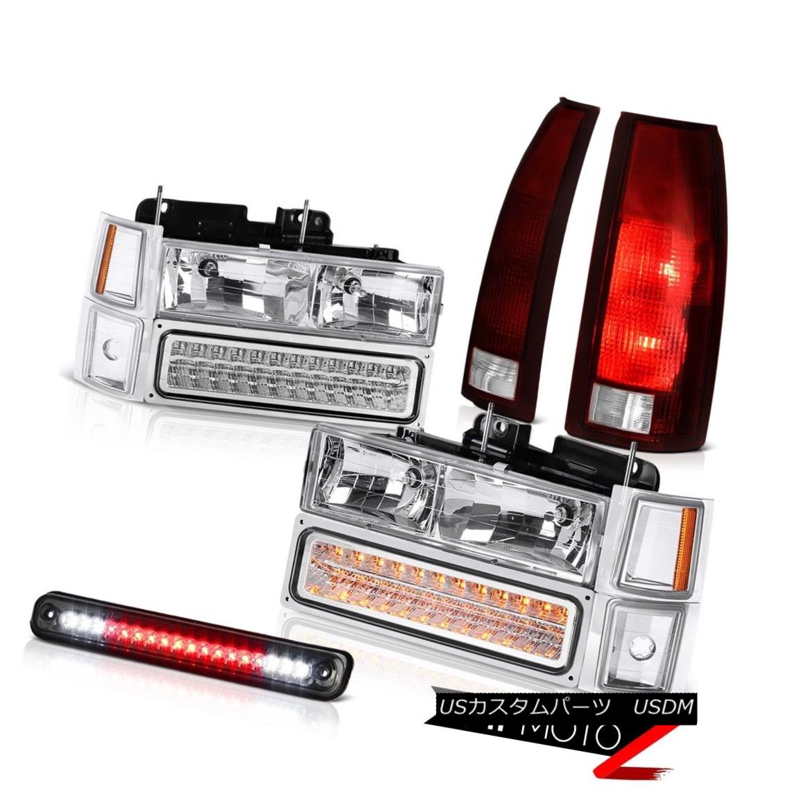 テールライト 1994-1998 Silverado 3500 Roof Brake Light Rear Lamps Headlamps Signal Parking 1994-1998シルバラード3500ルーフブレーキライトリアランプヘッドランプ信号駐車 【並行輸入品】
