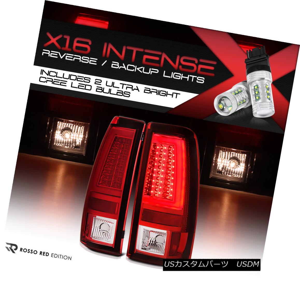 テールライト !CREE LED REVERSE! 03-06 Chevy Silverado 1500 2500HD Classic Red Neon Tail Light ！クリーLED逆転！ 03-06シボレーシルバラード1500 2500HDクラシックレッドネオンテールライト 【並行輸入品】