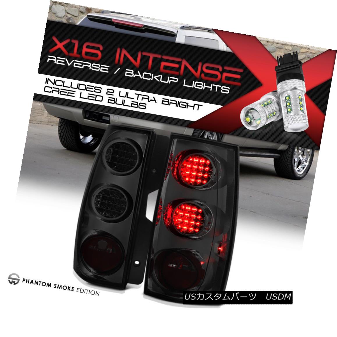 テールライト !HIGH-POWER CREE REVERSE! 07-14 Chevy Tahoe Suburban LTZ LT Smoke LED Tail Light ハイパワークリーリバース！ 07-14 Chevy Tahoe郊外LTZ LT煙LEDテールライト 【並行輸入品】