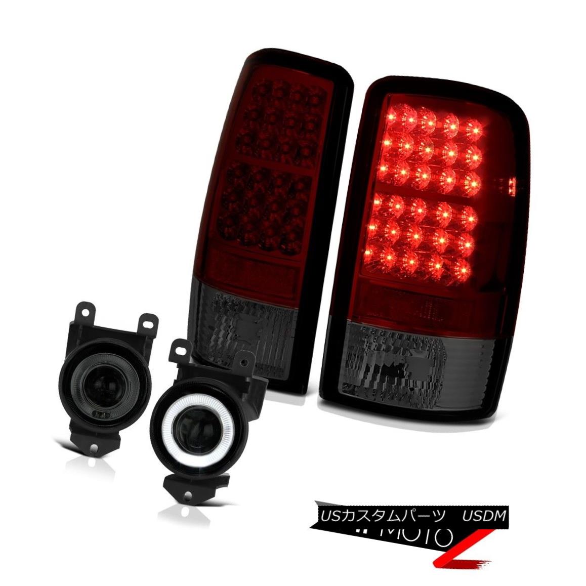 テールライト 00 01 02 03 04 05 06 Yukon Denali LED Brake Tail Light Tinted Projector Fog Lamp 00 01 02 03 04 05 06ユーコンデナリLEDブレーキテールライトティントプロジェクターフォグランプ 【並行輸入品】