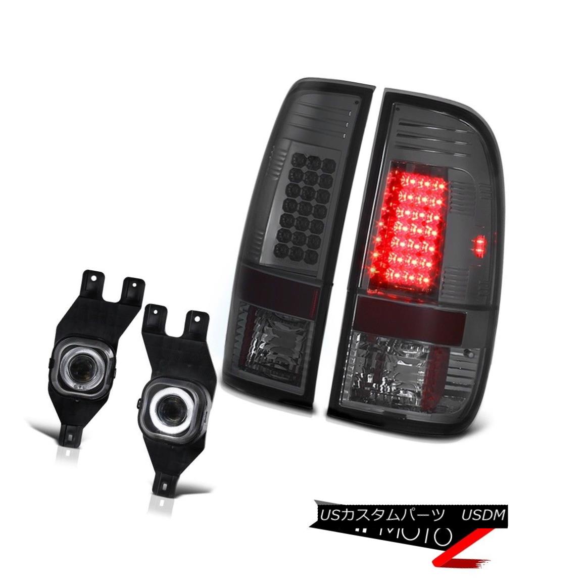 テールライト 2001-2004 Glass Projector Foglights Euro Tinted Smoke LED Rear Brake Tail Lights 2001-2004ガラスプロジェクターFoglights Euro Tinted Smoke LEDリアブレーキテールライト 【並行輸入品】