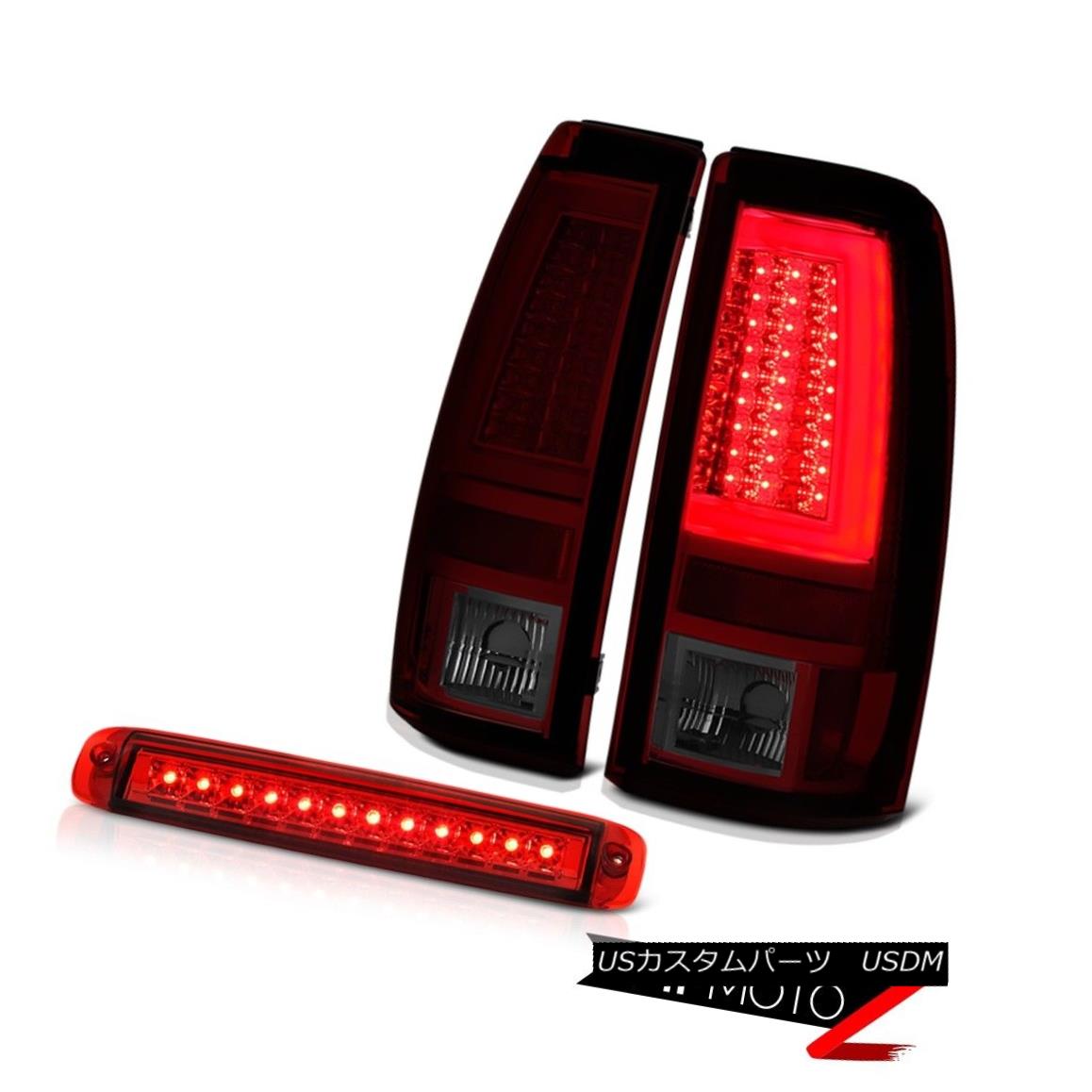 テールライト 2003-2006 Silverado Tail Brake Lights 3RD Lamp OLED Neon Tube LED \