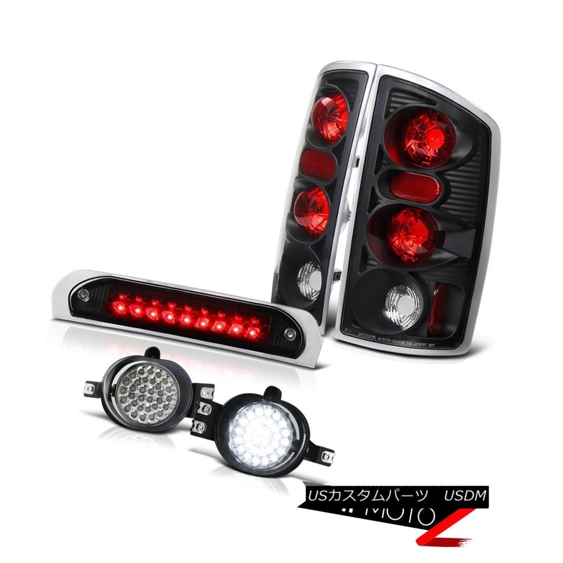 テールライト Signal Tail Lights Black SMD Foglights High Stop LED 3rd 02 03 04 05 Ram 2500 信号テールライト黒SMDフォグライトハイストップLED 3rd 02 03 04 05 Ram 2500 【並行輸入品】