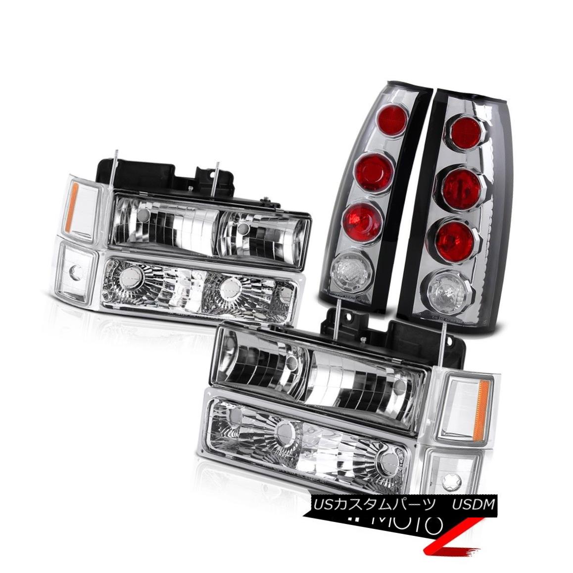 テールライト 94 95 96 97 98 Suburban Tahoe Silverado Chrome Headlights Tail Light Turn Signal 94 95 96 97 98郊外のタホシルバラードクロームヘッドライトテールライトターンシグナル 【並行輸入品】