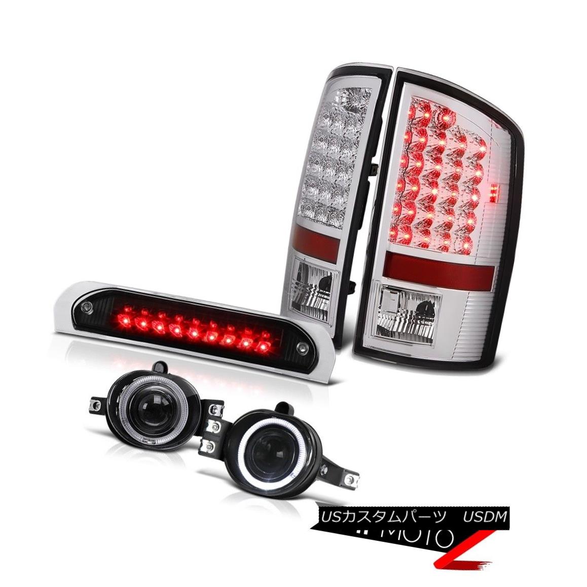 テールライト Chrome Tail Lamps Projector Bumper Fog Roof Stop LED Black 02-05 Ram PowerTech クロームテールランププロジェクターバンパーフォグ屋根ストップLEDブラック02-05 Ram PowerTech 【並行輸入品】 50,754円