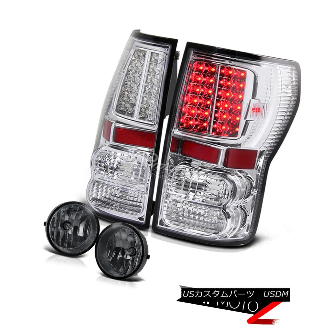 テールライト Diamond Chrome Led Tail Light Fog Light Lamp+Wiring+Switch 07-13 Toyota Tundra ダイヤモンドクロムテールライトフォグライトランプ+配線+ Sw itch 07-13 Toyota Tundra 【並行輸入品】