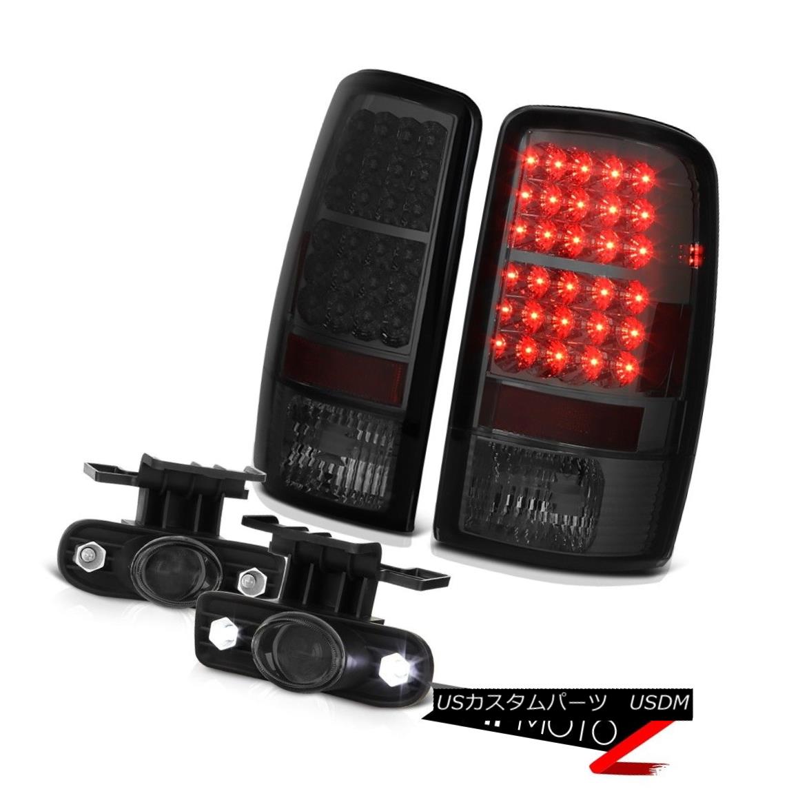 テールライト 00 01 02 03 04 05 06 Chevy Suburban Smoked L.E.D Taillamps Projector Bumper Fog 00 01 02 03 04 05 06シボレー郊外スモークL.E.Dタイルランププロジェクターバンパーフォグ 【並行輸入品】
