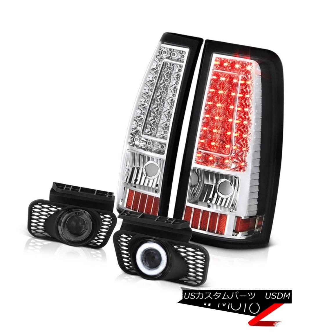 テールライト 03-06 Silverado 1500 Fog Lights Euro Chrome Parking Brake LED SMD \