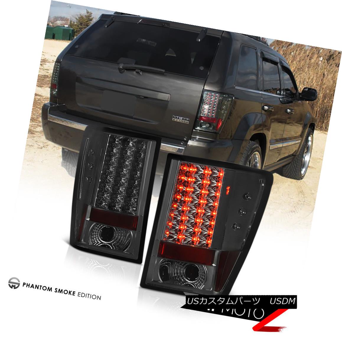 テールライト 2005-2006 Jeep Grand Cherokee SRT8 Limited Smoke Led Smd Tail Lamp Signal Light 2005 - 2006年ジープグランドチェロキーSRT8限定喫煙SMDテールランプ信号灯 【並行輸入品】