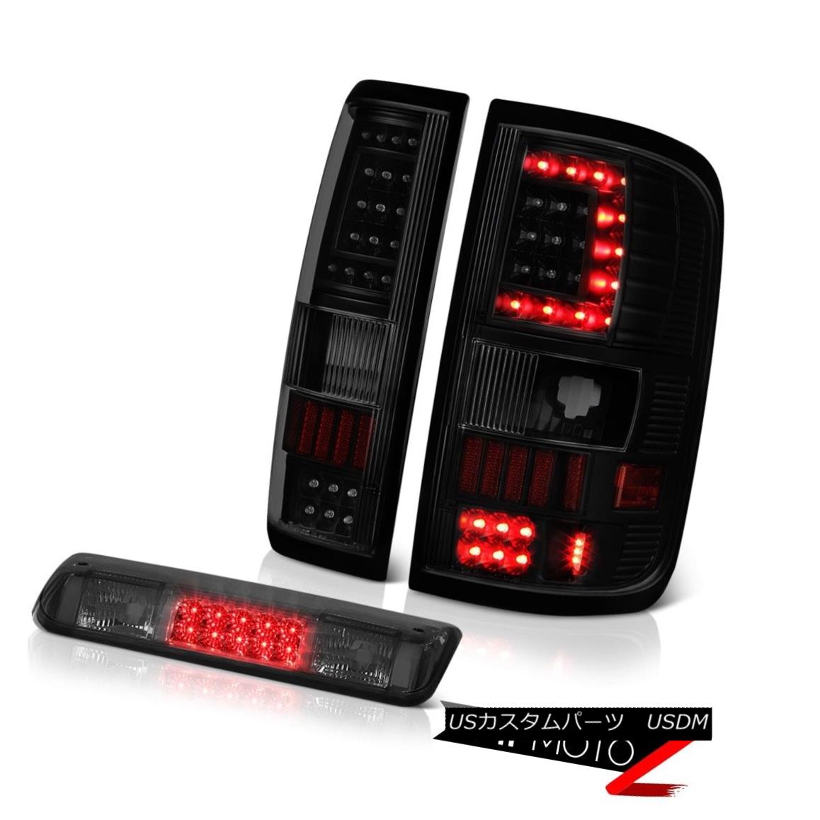 テールライト 04 05-08 Ford F150 Fiber Optic Tail Light Dark Smoke Led 3Rd Brake Set Pair L+R 04 05-08フォードF150光ファイバーテールライトダークスモーク3RdブレーキセットペアL + R 【並行輸入品】 50,754円