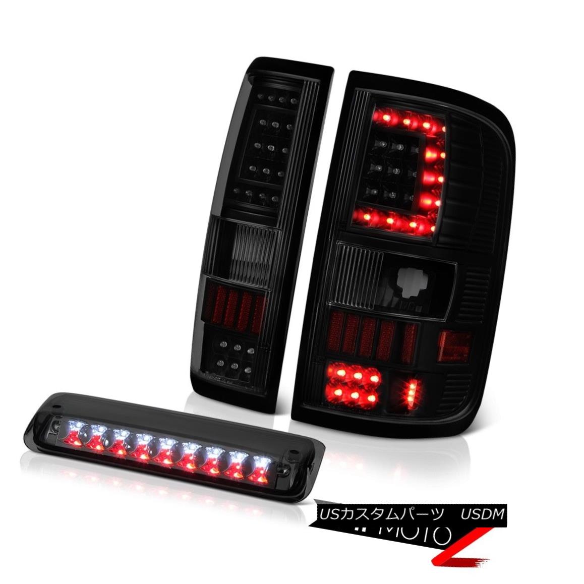 テールライト 04-07 08 Ford F150 F-150 Dark Tinted Tail Light Graphite Smoke Third Brake Set 04-07 08フォードF150 F-150ダークテールテールライトグラファイトスモーク第3ブレーキセット 【並行輸入品】