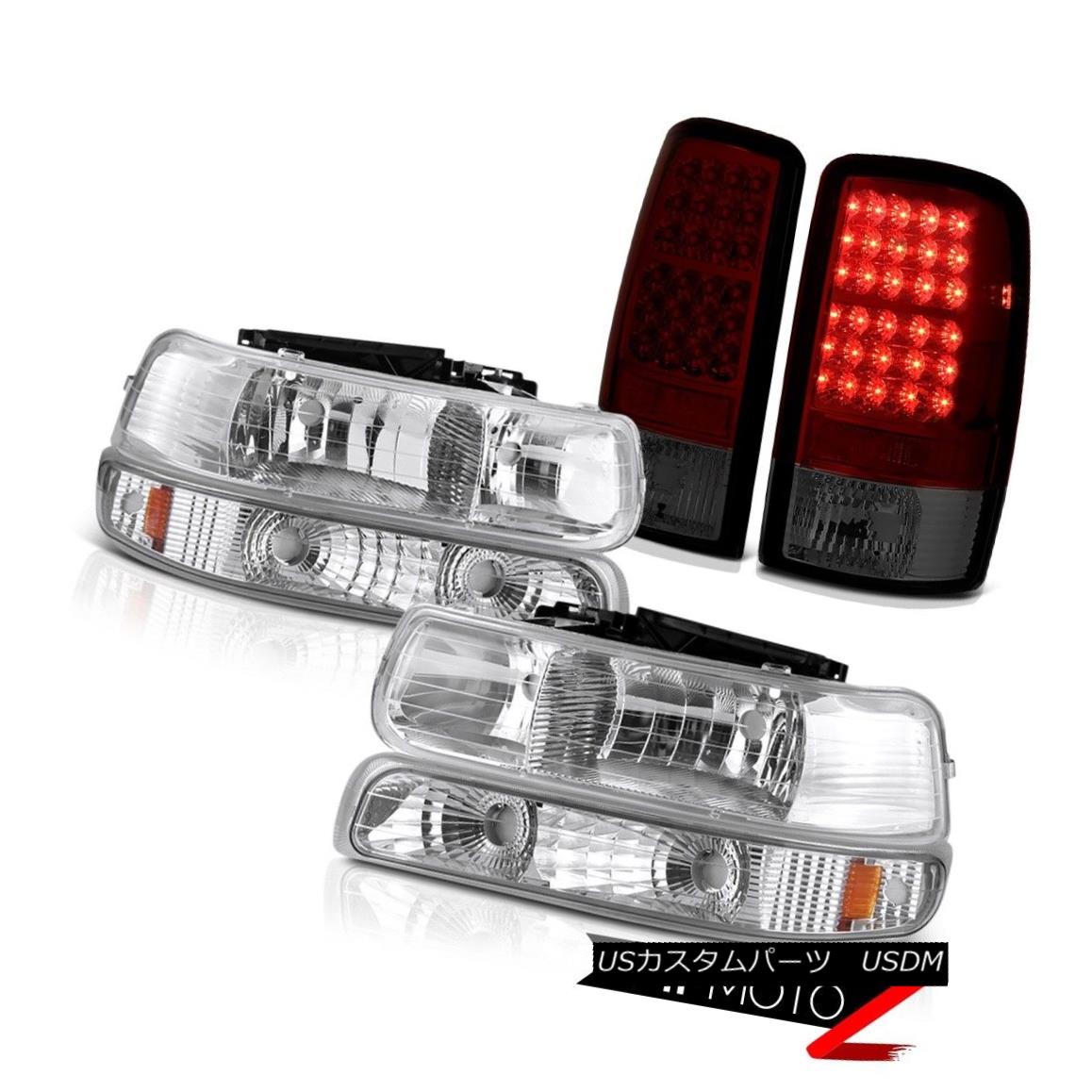 テールライト 2000-2006 Chevy Suburban Bumper Headlamps Red Smoke\