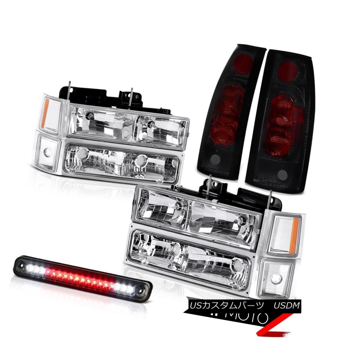 テールライト 94-96 Cheyenne 2500 Headlights Corner Lamp Smoke Black Tail Lamps LED Roof Brake 94-96 Cheyenne 2500ヘッドライトコーナーランプスモークブラックテールランプLEDルーフブレーキ 【並行輸入品】