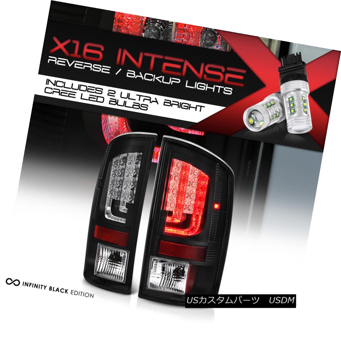 テールライト {HIGH-POWER SMD BACKUP} 02-06 Dodge Ram 1500 2500 3500 Black LED Rear Tail Light {HIGH-POWER SMD BACKUP} 02-06 Dodge Ram 1500 2500 3500ブラックLEDリアテールライト 【並行輸入品】