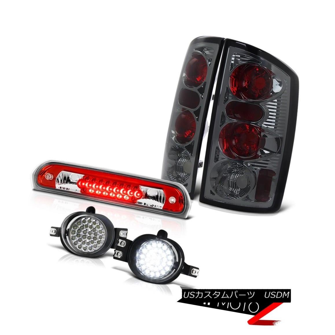 テールライト 2006 Dodge Ram V8 Rear Signal Tail Lights SMD LED Foglamps Wine Red Third Brake 2006 Dodge Ram V8リアシグナルテールライトSMD LEDフォグランプワインレッドThird Brake 【並行輸入品】