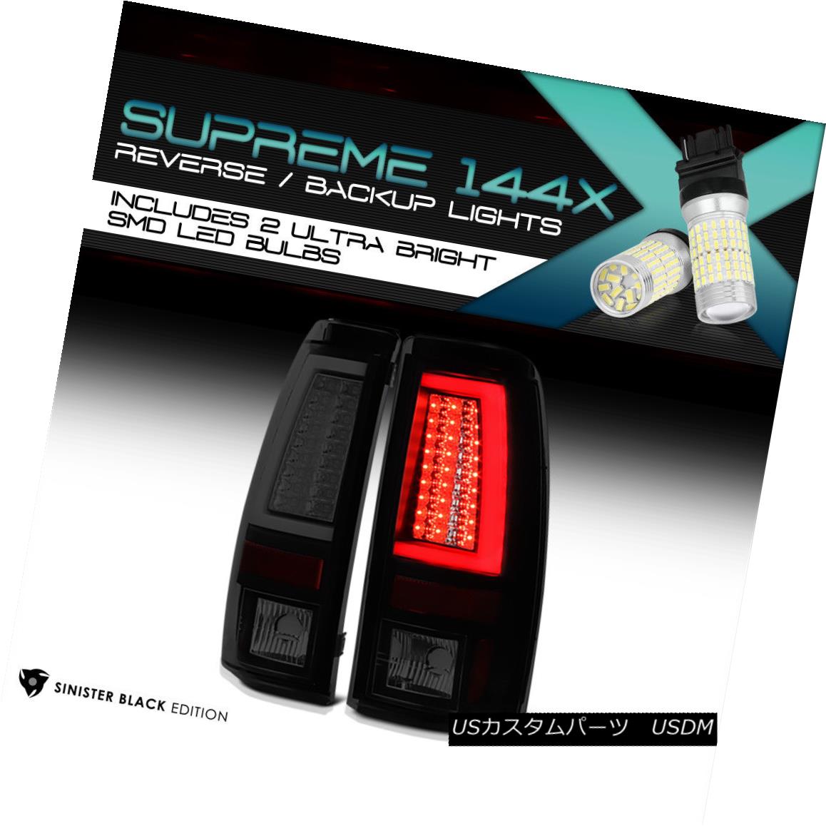 テールライト [360 Degree SMD Backup] [SINISTER BLACK] 2003-2006 Silverado LED Neon Tail Light [360度SMDバックアップ] [SINISTER BLACK] 2003-2006 Silverado LEDネオンテールライト 【並行輸入品】