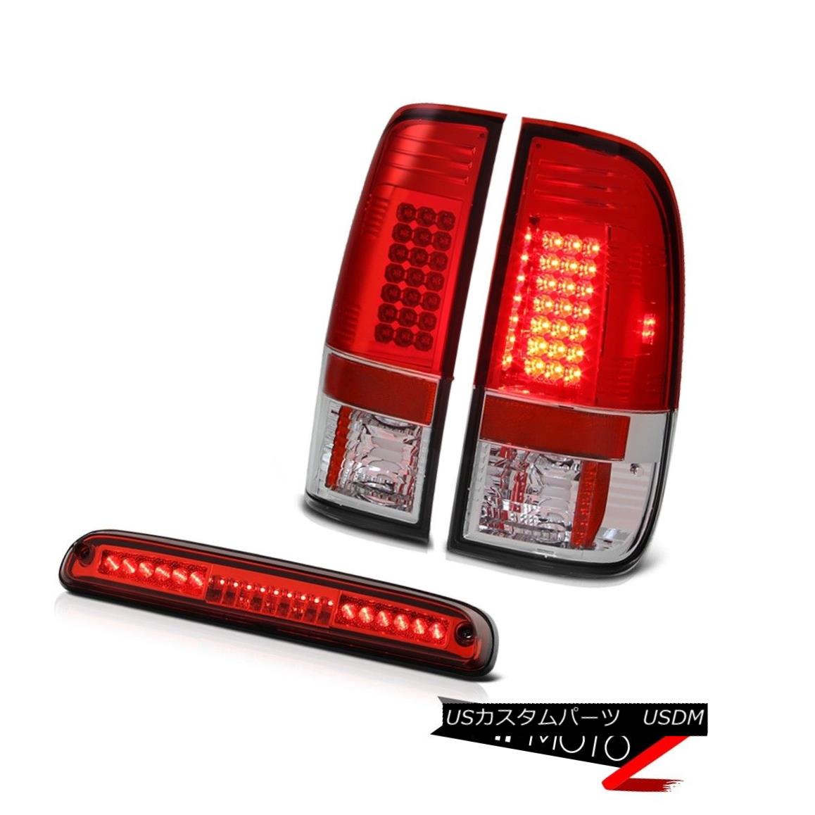テールライト 2008-2010 Ford F250 SuperDuty 6.3L LED Parking Signal Tail Lights 3rd Brake Red 2008-2010 Ford F250 SuperDuty 6.3L LEDパーキング信号テールランプ第3ブレーキレッド 【並行輸入品】
