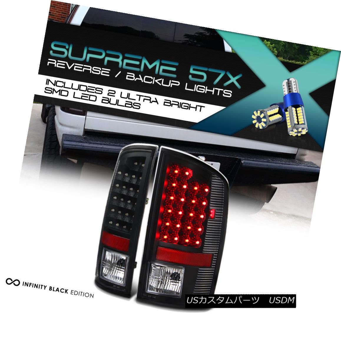 テールライト !360 DEGREE SMD BACKUP! 07-08 DODGE RAM 1500 | 2007-09 DODGE RAM LED TAIL LAMPS 360°SMDバックアップ！ 07-08ドッジRAM 1500 | 2007-09ダッジRAM LEDテールランプ 【並行輸入品】