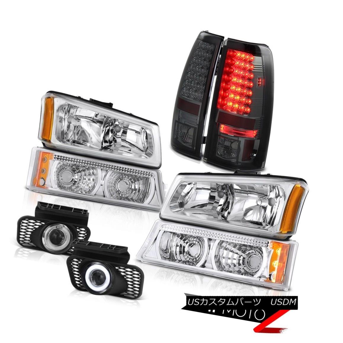 テールライト Head Lights Euro Bumper Light Taillamp LED Foglights 2003-2006 Silverado 6.0L V8 ヘッドライトユーロバンパーライトTaillamp LED Foglights 2003-2006 Silverado 6.0L V8 【並行輸入品】