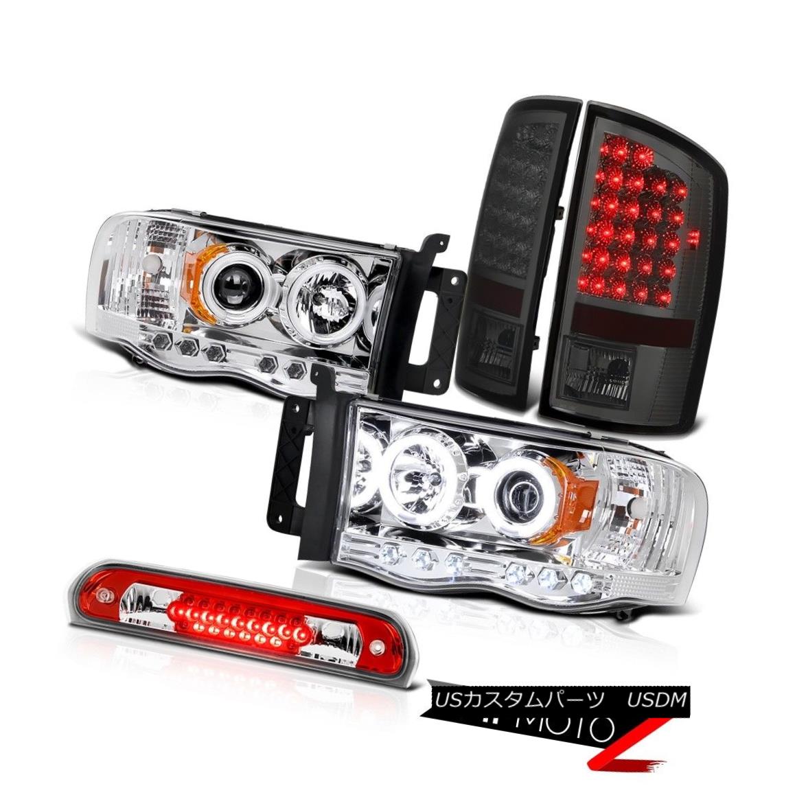 テールライト Halo CCFL Headlamps Parking Tail Lights High Stop LED Red 02-05 Ram TurboDiesel ハローCCFLヘッドランプパーキングテールライトハイストップLEDレッド02-05 Ram TurboDiesel 【並行輸入品】