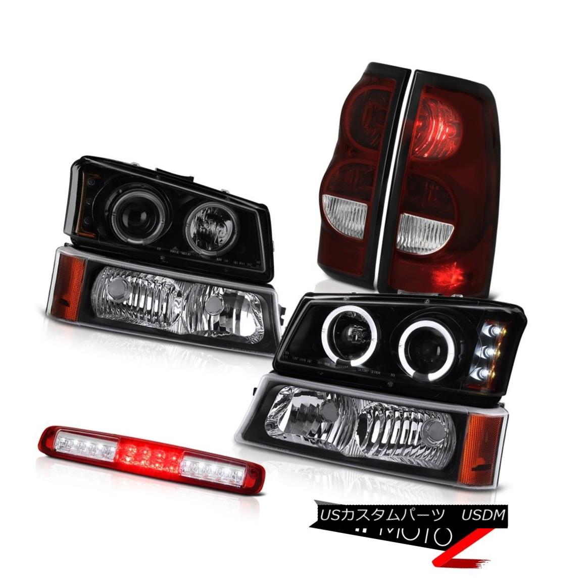 テールライト 03-06 Silverado Third Brake Light Burgundy Red Parking Lights Light Headlights 03-06 Silverado第3ブレーキライトブルゴーニュレッドパーキングライトライトヘッドライト 【並行輸入品】