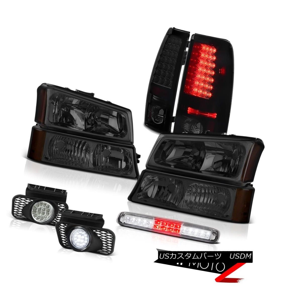 テールライト 03 04 05 06 Silverado 2500Hd Headlights 3RD Brake Lamp Foglights Taillights SMD 03 04 05 06 Silverado 2500Hdヘッドライト3RDブレーキランプフォグライトテールライトSMD 【並行輸入品】