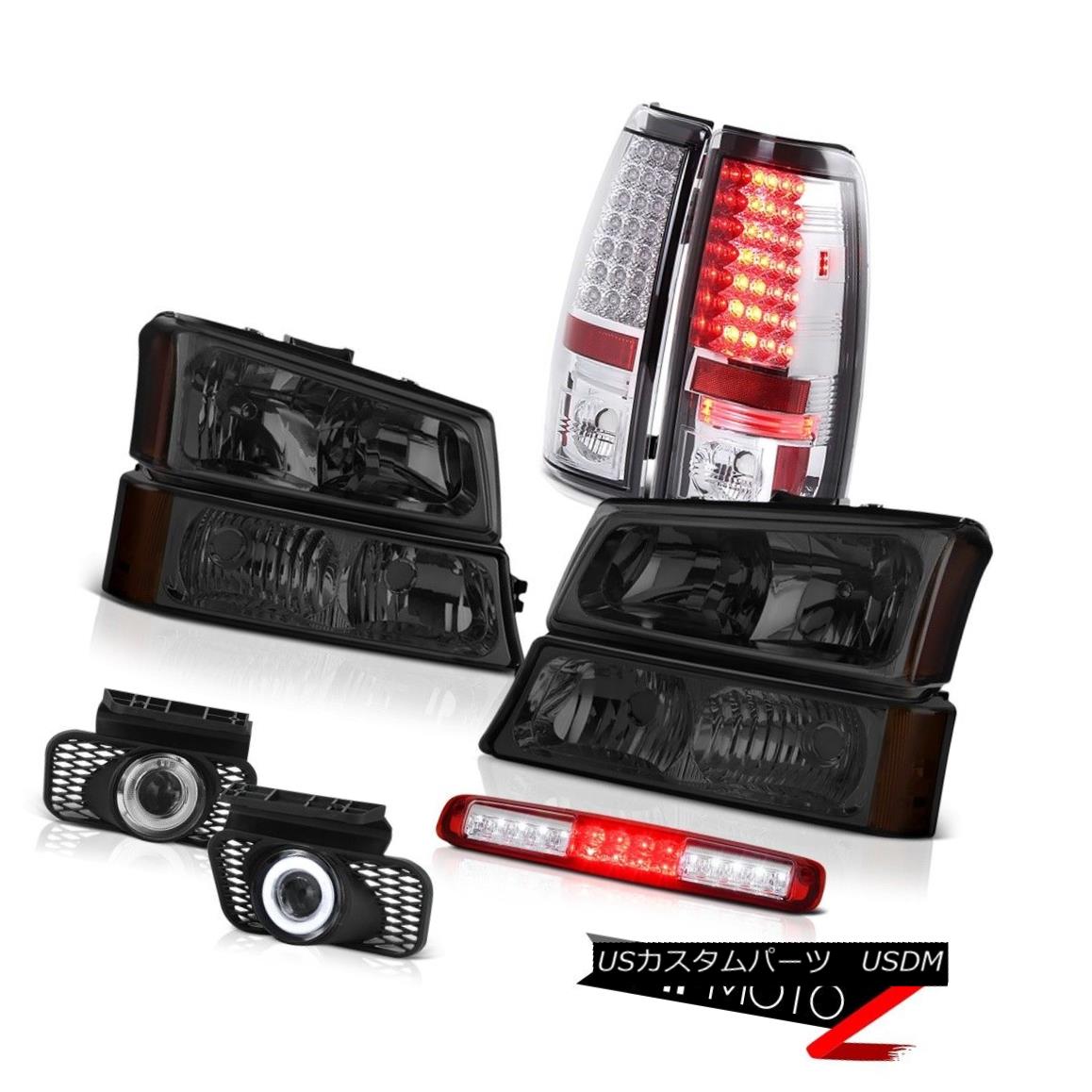 テールライト 03-06 Chevy Silverado 1500 Headlights High Stop Light Foglights Tail Lamps LED 03-06 Chevy Silverado 1500ヘッドライトハイストップライトフォグライトテールランプLED 【並行輸入品】