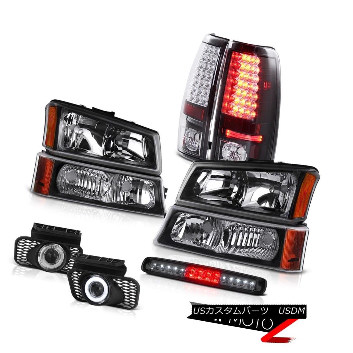 テールライト 2003-2006 Silverado Turn Signal Smokey Third Brake Lamp Headlamps Fog Lamps Tail 2003-2006シルバラードターンシグナルスモーキー第3ブレーキランプヘッドライトフォグランプテール 【並行輸入品】
