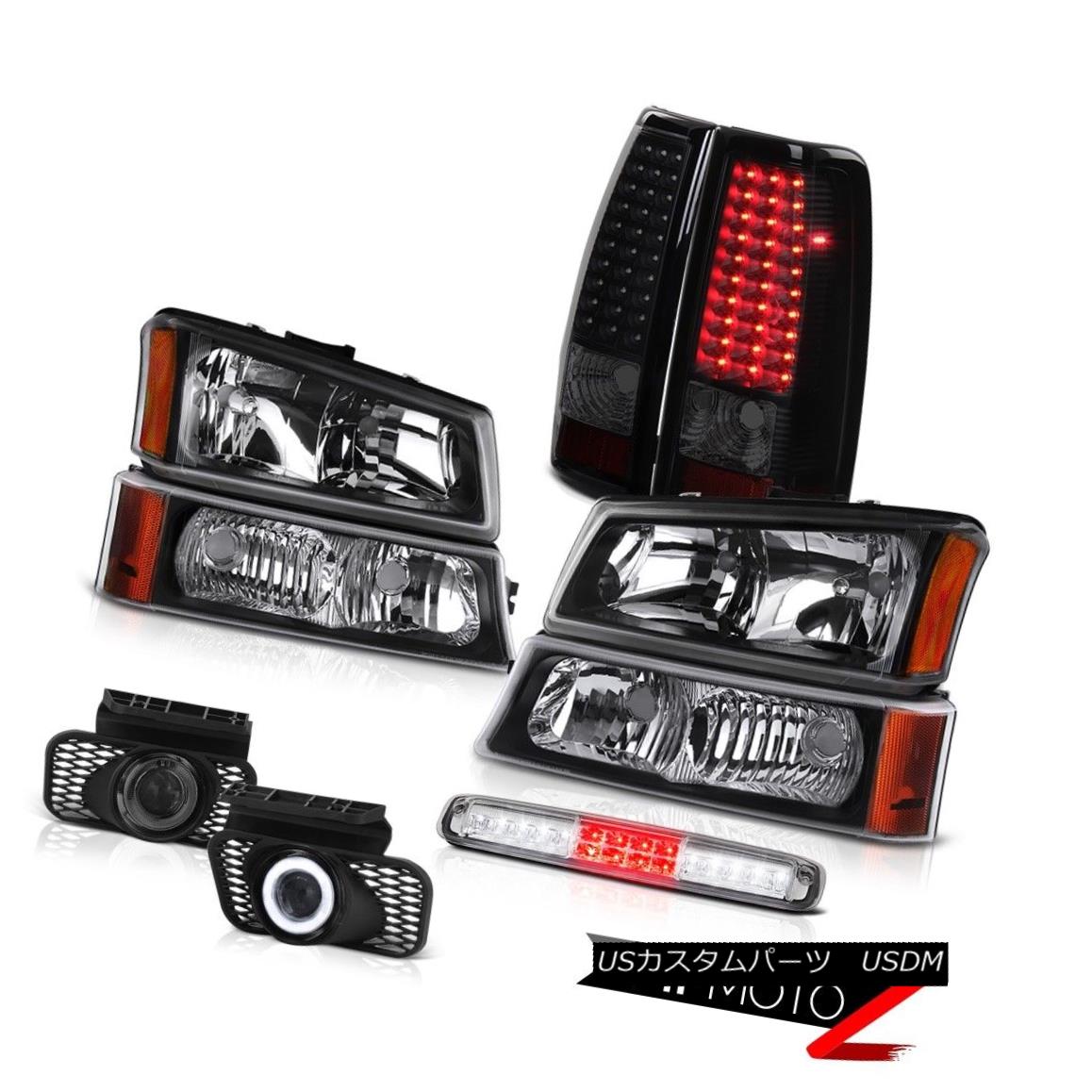 テールライト 03-06 Silverado Parking Lamp Chrome Third Brake Headlamps Fog Lamps Tail Lamps 03-06 SilveradoパーキングランプChrome Third Brakeヘッドランプフォグランプテールランプ 【並行輸入品】