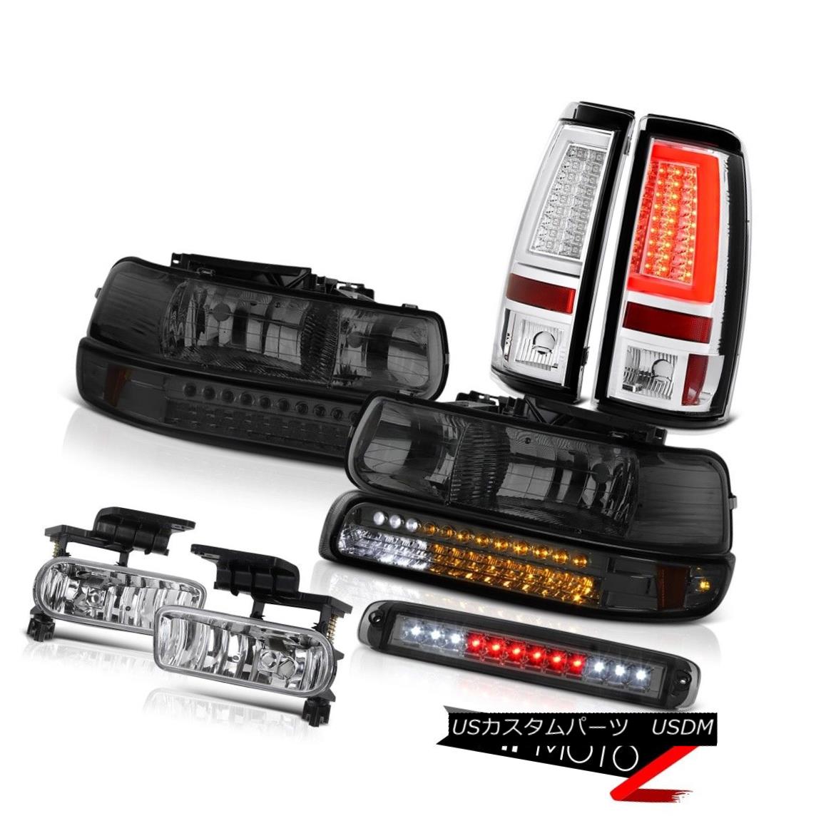 テールライト 1999-2002 Silverado 5.3L Chrome Tail Lamps Roof Cab Lamp Headlamps Fog OE Style 1999-2002 Silverado 5.3LクロームテールランプルーフキャブランプヘッドライトフォグOEスタイル 【並行輸入品】
